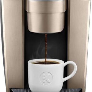 Keurig K-Elite Single Serve K-Cup Pod Coffee Maker, Brushed Gold
